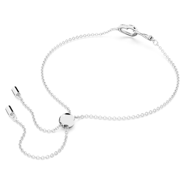 swarovski-infinity-bracelet--infinity-and-heart--white--rhodium-plated-swarovski-5524421